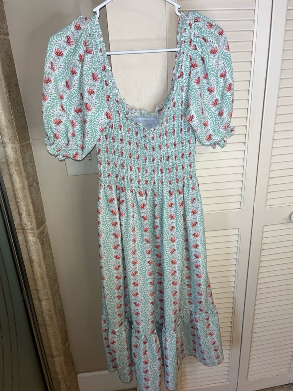 Hill House  Louisa Nap Dress in "Trailing Vine”